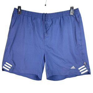 Vintage Adidas Climalite Athletic Shorts Mens Blue XL  AM1001